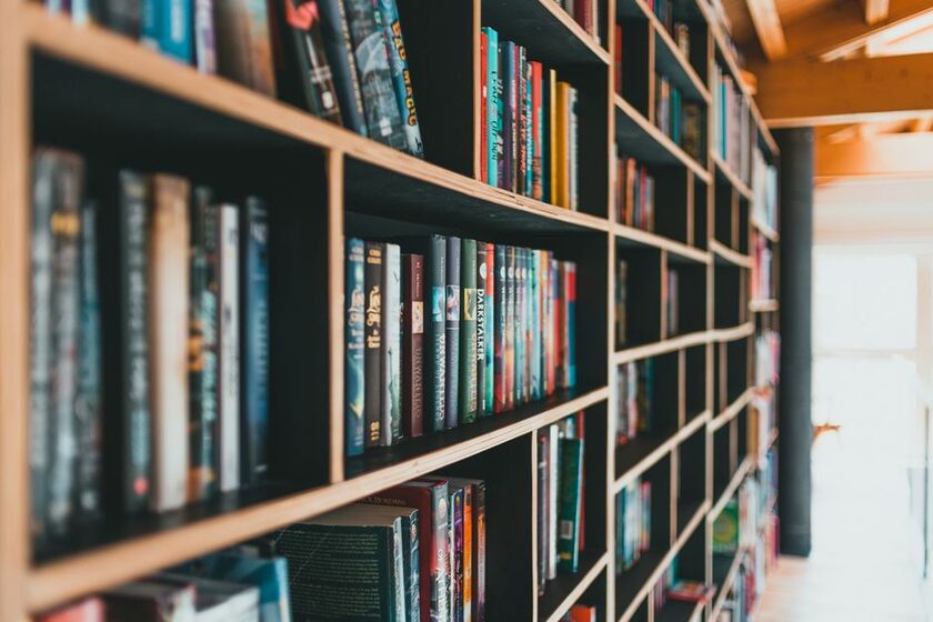 Bibliothèque enfant à livres de face Générique